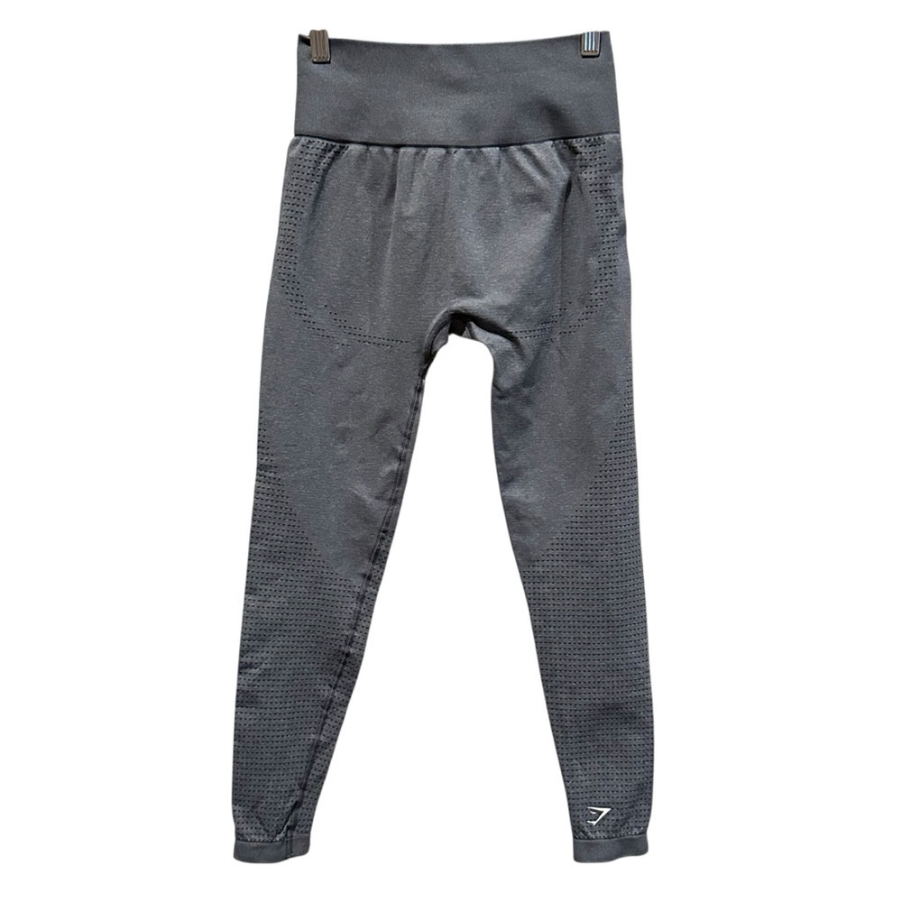 Gymshark Vital Seamless 2.0 Leggings Crop 25" Gray B1A2B Womens Small Small - Picture 5 of 10